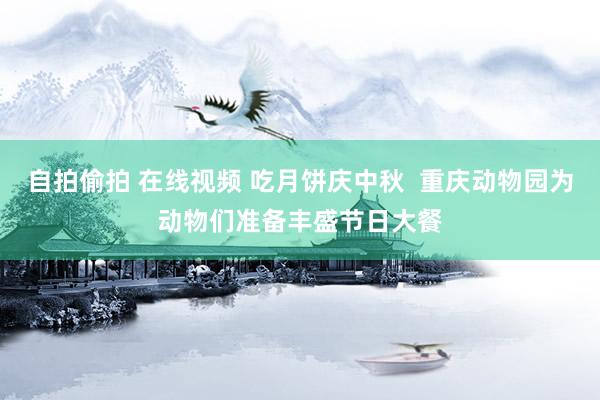 自拍偷拍 在线视频 吃月饼庆中秋  重庆动物园为动物们准备丰盛节日大餐